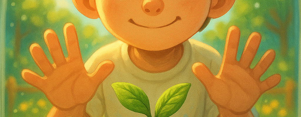 خالد والحوت يصنعان غابة صغيرة في برطمان